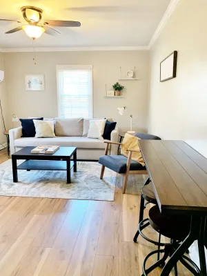 Image of Cozy 1 bedroom apartment with fenced in backyard.