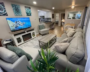 Image of Cheerful Two Bedroom Bungalow Newly Remodeled! Arcade games, Air Hockey Table.