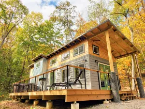 Image of Walk to State Park trails! Hot tub + seclusion