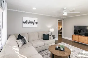 Image of Stylish & Comfy ~ 5★ Location near Downtown ~ Backyard ~ Updated