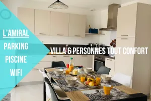 Image of L'AMIRAL Maison avec piscine/parking/wifi/plages 5kms