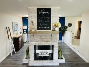 Image of Cheerful 4BR 2.5BA Home, Backyd Playset & Fire Pit