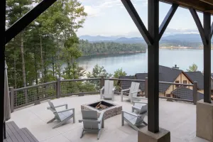 Image of New Waterfront Home - Amazing Views of Lake James and NC Mountains