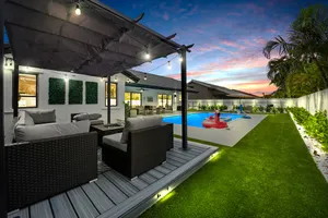 Image of Villa Paradise Miami, Luxury Gem with Heated Pool, Game Room, Fire Pit, 3 Bed 2 Bath