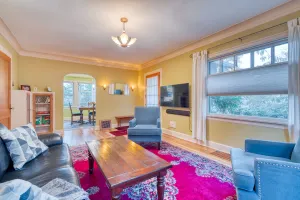 Image of Spacious & Serene w\/ Private Backyard + Treadmill!