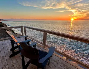 Image of Sunset Beach Haven; Seriously Waterfront-\"It's Like Living on a Boat\", Whidbey