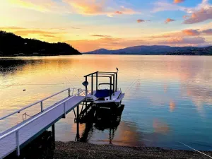 Image of Lake Front Property With Million Dollar Views With Private Beach and Dock