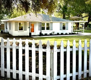 Image of White Picket Fence - EV Charger!