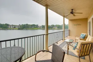 Image of Pool and Lake Hamilton Access Hot Springs Condo!