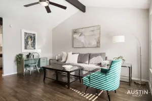 Image of Walk to Barton Springs Spacious Apt Backyard