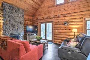 Image of Secluded Gaylord Cabin with Deck, Fire Pit and Grill!