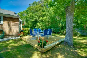 Image of Cape Cod Bungalow with Patio Less Than 1 Mi to Beaches!