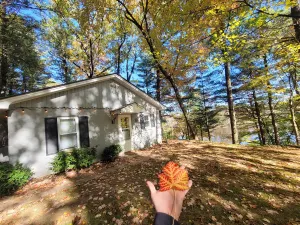 Image of Big Rapids Relaxing River View Cottage Hot Tub