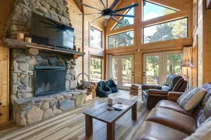 Image of Spacious and Quiet Pagosa Springs Cabin with Deck!