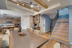 Image of Hillside view with hot tub!