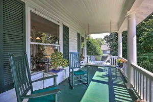 Image of Lush Elkin Home with Porch Views and Pool Table