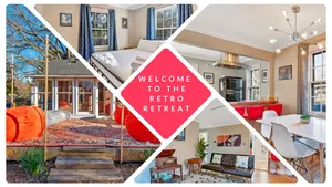 Image of Retro Retreat | 2BR + King Bed, Porch & Fire Pit