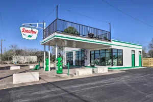 Image of Unique Texas Home in Converted Gas Station!