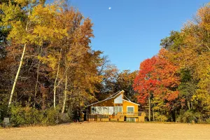 Image of Private Beach and Deck Spacious Lake Michigan Home