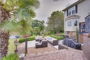 Image of Dock and Kayaks Lakefront Roanoke Rapids Home