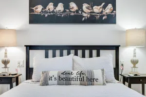 Image of Romantic Getaway with Private Patio and Hot Tub on Main Street - Magnolia Suite