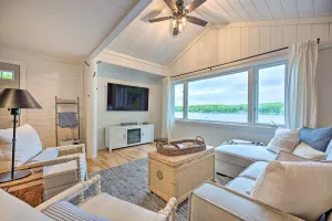 Image of Lakefront Battle Creek Home w\/ Fishing Dock!