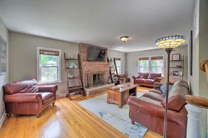 Image of Pet-Friendly Lake Getaway 1 Block to Beach!