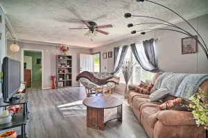 Image of Private Yard and Fire Pit Pet-Friendly Midway Abode