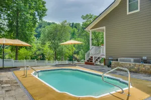 Image of Modern Tims Ford Lake Home with Private Dock and Pool!