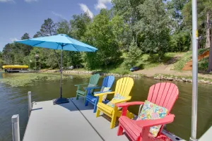 Image of Lakefront Nevis Cabin Escape with Hot Tub!