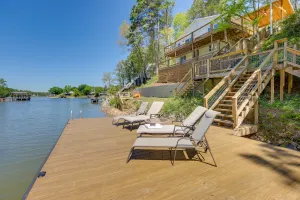 Image of Private Hot Tub Stunning Logan Martin Lake Home