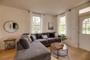 Image of Modern Family Home in Mason with Backyard and Fire Pit