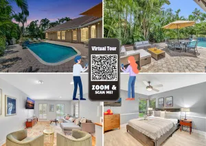 Image of Idyllic Boca Pool Home: 4/2.5 + Study-FAU & Mizner