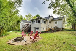 Image of Hendersonville Haven w/ Fire Pit, Grill, Deck!
