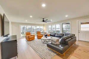 Image of Grand Lakefront Home in Hot Springs w/ Boat Dock!