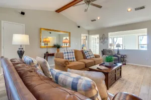 Image of On-Site Lake Access + Fire Pit: Bonham Home!