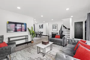 Image of Roomy Retreat-Family & Friends 2 King Bed Game Room