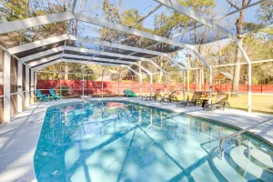 Image of Pool + Gameroom: Family Fun Retreat in Hinesville!