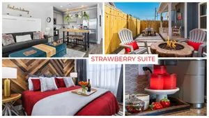Image of Strawberry Suite - Fire Pit BBQ Grill & more