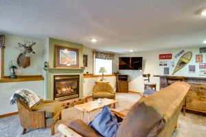 Image of Lakefront Minnesota Home w/ Deck, Dock & Fire Pit