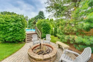Image of Sterling Heights Getaway w/ Fire Pit!