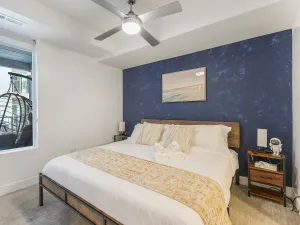 Image of Central SLC Apartment King Bed Gym Smart TV