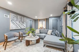 Image of Pool Table and Fireplace by LCP Collection