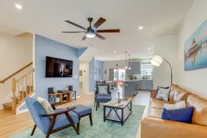 Image of Walk to Dtwn: Waterfront Eastern Shore Townhome!