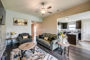 Image of Patio & Fenced Yard: Peaceful Venus Retreat