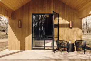 Image of Luxury Nature Cabin #5 + Pool outside Austin