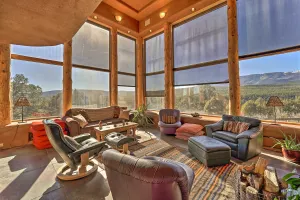 Image of Peaceful New Mexico Retreat with Panoramic Mtn Views
