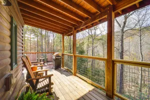 Image of Cabin on 22 Acres w/ Patio - 3 Mi to Blowing Rock!