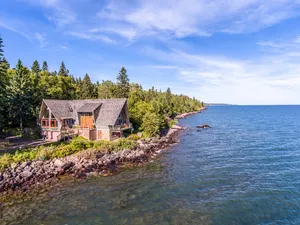Image of Always Grace on Lake Superior in Grand Marais, MN