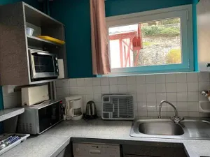 Image of 50m from resort center, 5th floor, view mountain, balcony, parking, tv, 24m², Brides Les Bains